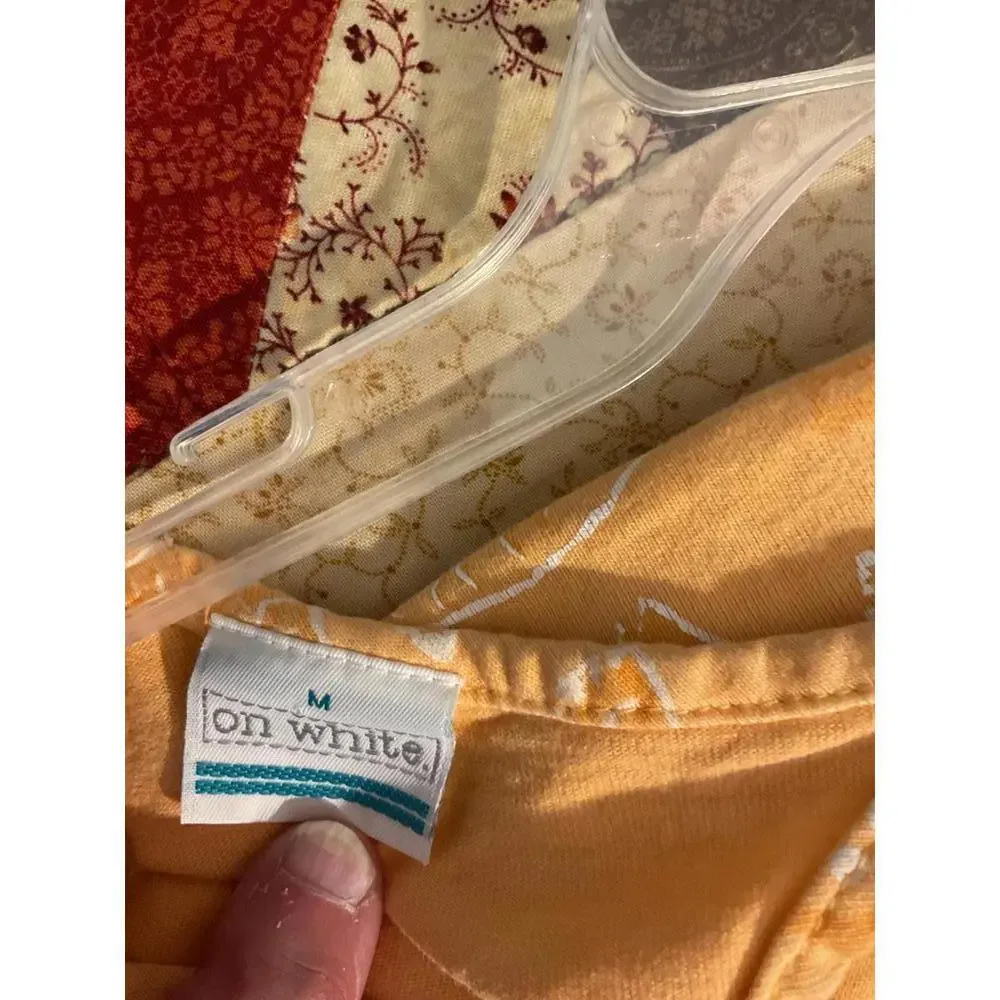 On White Playful Fish Print Tank Dress - Size M - Picture 8 of 9